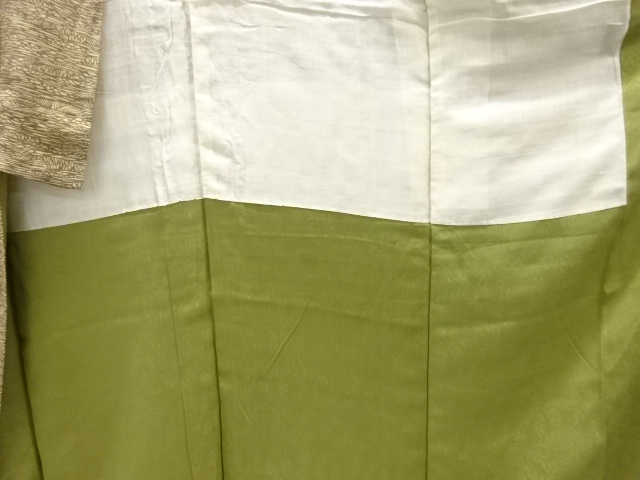  大正ロマン　紋錦紗抽象模様着物